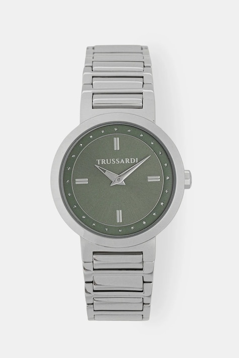 Trussardi zegarek T-BRIDGE damski kolor srebrny R2453171509