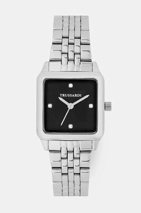 Trussardi zegarek T- FORMA damski kolor srebrny R2453173502