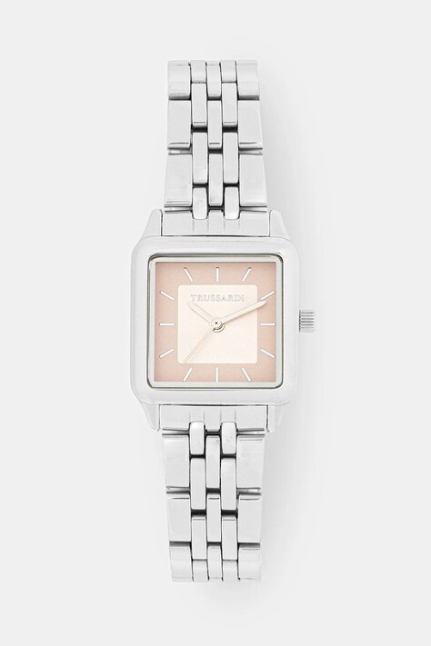 Trussardi zegarek T- FORMA damski kolor srebrny R2453173503