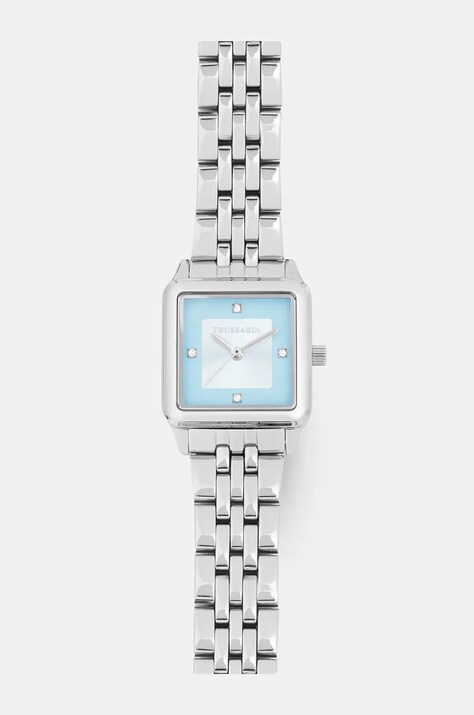 Trussardi zegarek T- FORMA damski kolor srebrny R2453173504
