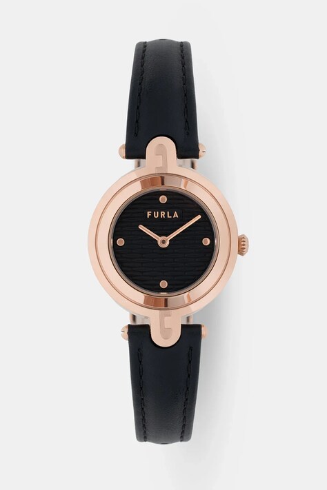 Furla zegarek damski kolor czarny WW00050024L3