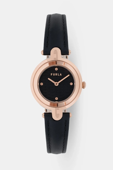 Ρολόι Furla χρώμα: μαύρο, WW00050024L3
