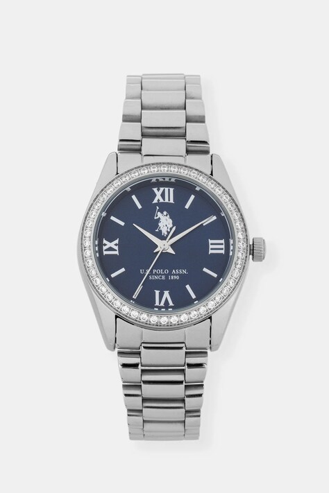 U.S. Polo Assn. zegarek MELANIE damski kolor srebrny USP8460BL