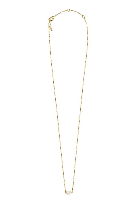 Design Letters naszyjnik ze srebra pokrytego złotem 90304018PEARL