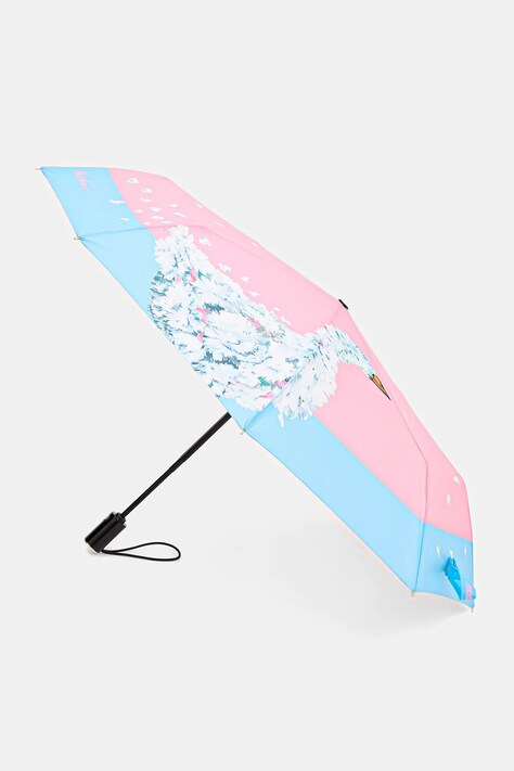 Moschino parasol kolor różowy 9030