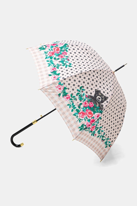 Moschino parasol kolor różowy 8997
