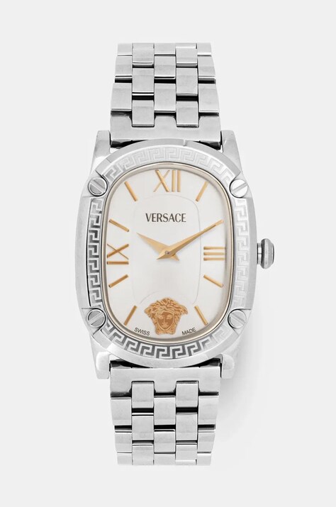 Versace zegarek damski kolor srebrny VE1B01125