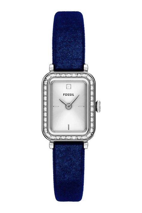 Fossil zegarek damski kolor srebrny ES5436