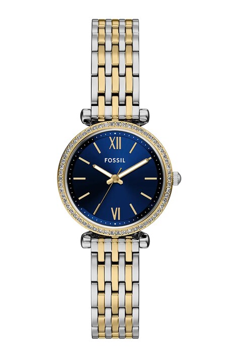 Fossil zegarek damski kolor srebrny ES5438