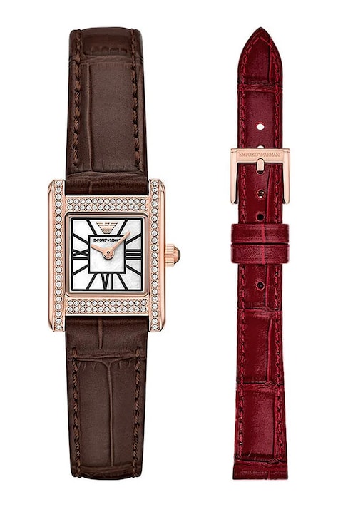 Emporio Armani zegarek damski kolor złoty AR80083SET