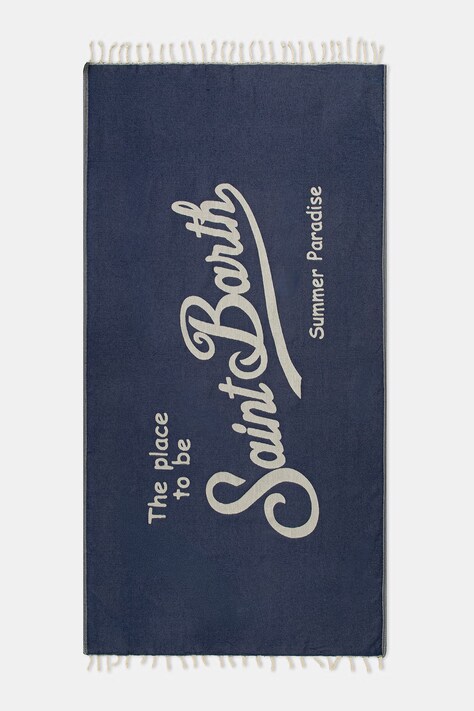MC2 Saint Barth ręcznik plażowy bawełniany granatowy FOUT009