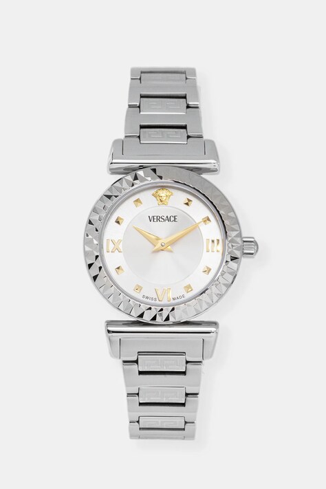 Versace zegarek damski kolor srebrny VEGFA0325