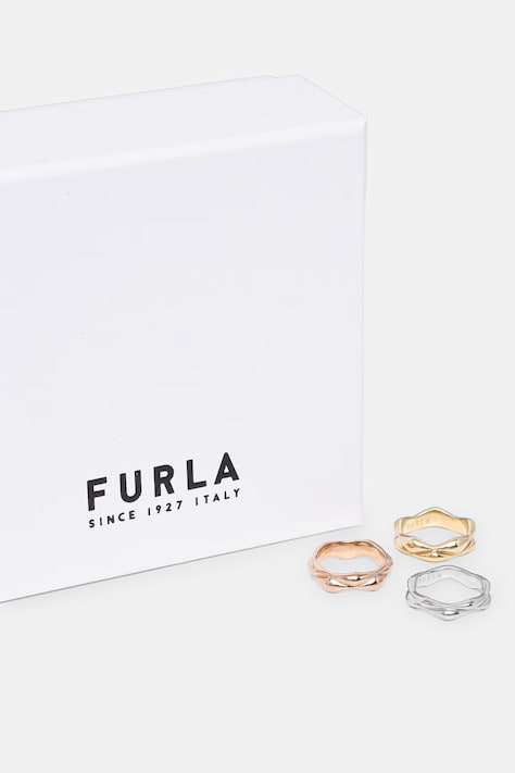 Furla каблучка жіноча металева 3 шт. — фото 3