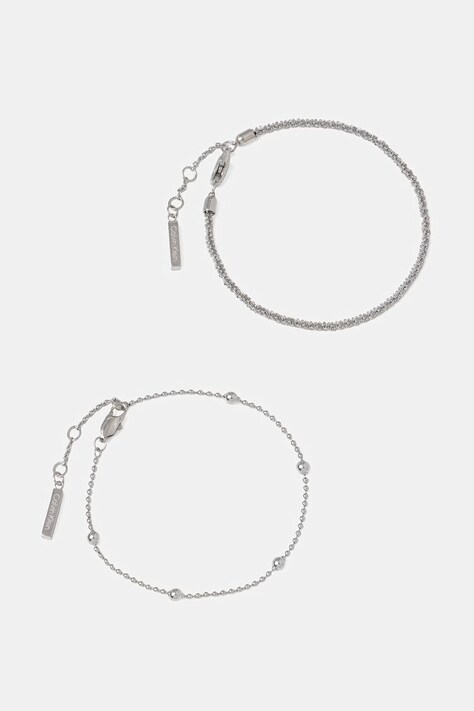 Calvin Klein bransoletka damska ze stali szlachetnej 2-pack 35000947