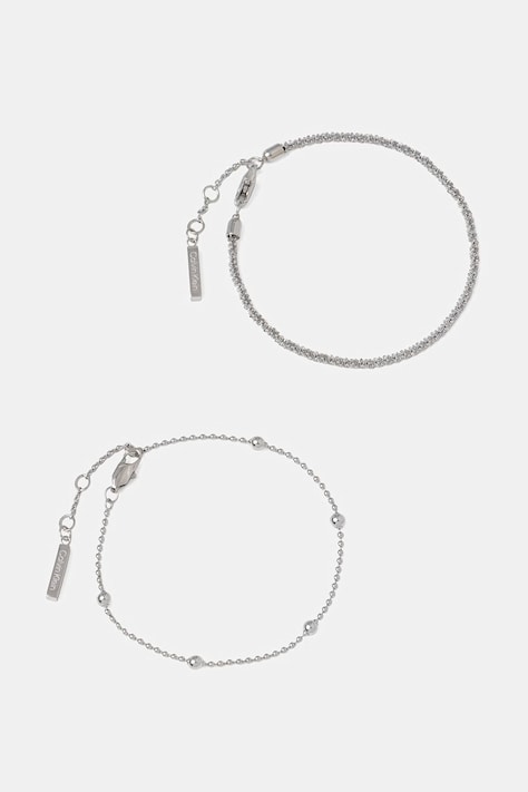 Calvin Klein bransoletka damska ze stali szlachetnej 2-pack 35000947