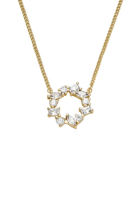 Fossil naszyjnik z zawieszką damski z kryształem Ellis JA7295710