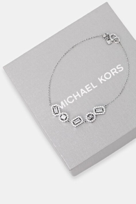 Michael Kors браслет жіночий срібний з цирконієм — фото 3