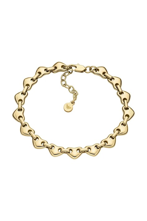 Emporio Armani bransoletka damska mosiężna bez kamienia Sentimental EGS3331710