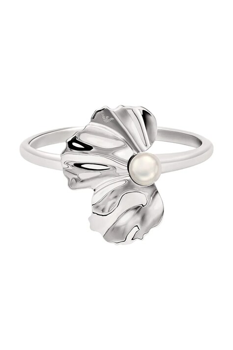 Emporio Armani bransoletka damska mosiężna z perłą Iconic Trend EGS3344040