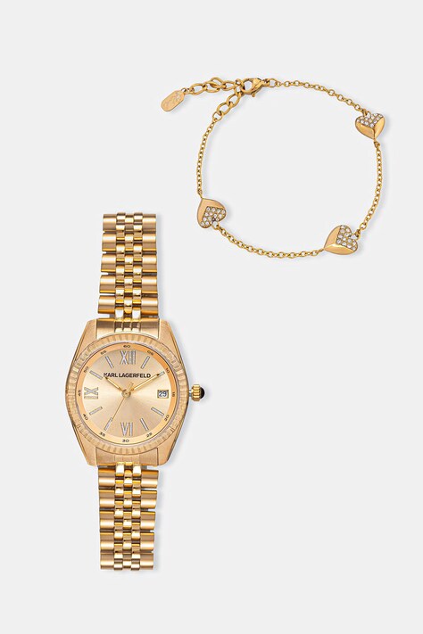 Karl Lagerfeld zestaw zegarek i bransoletka damski R0553108501