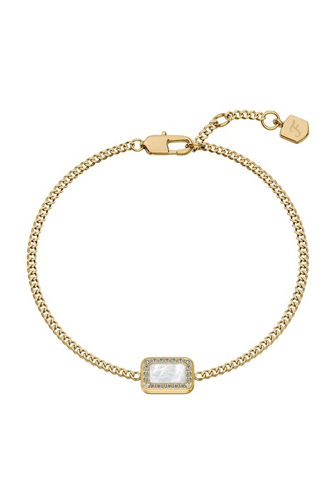 Fossil Brățară pentru femei din alamă sidef Raquel JF04998710