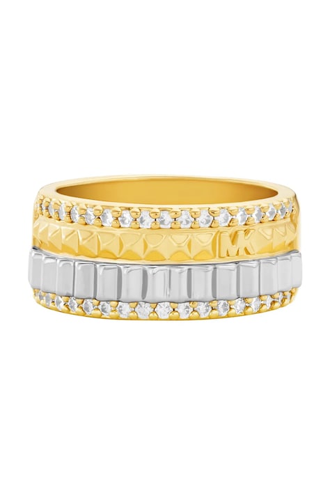 Michael Kors Anello da donna in ottone con zirconia MKJ8648931