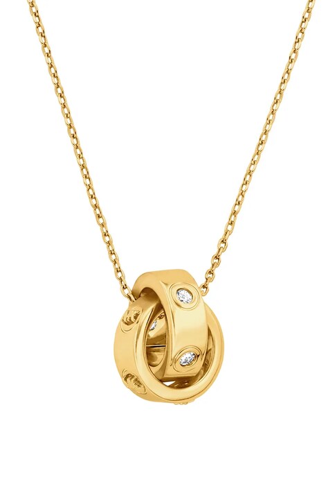 Michael Kors Naszyjnik damski mosiężny z cyrkonią MKJ8654710