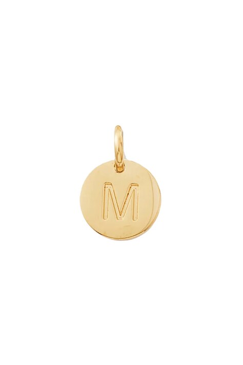 EDBLAD zawieszka damska pozłacana bez kamienia A-Ö Charm M 116627