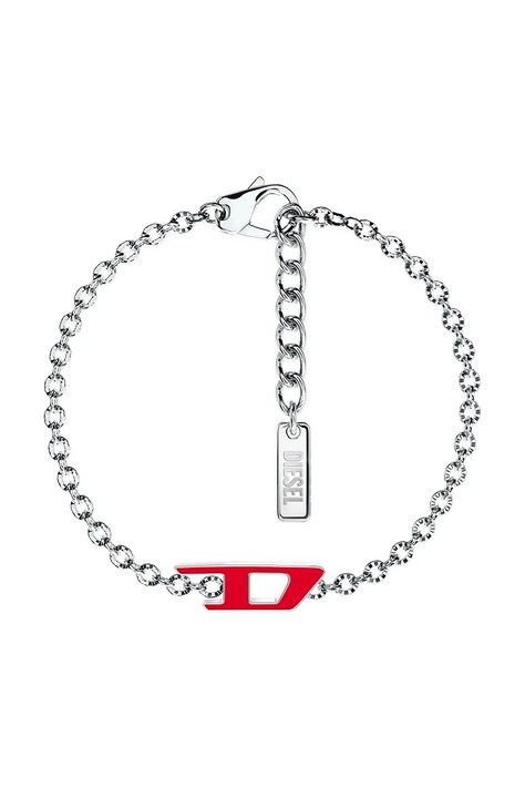 Diesel bransoletka damska ze stali nierdzewnej D Logo DX1691040