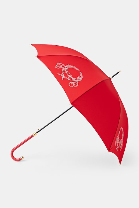 Moschino parasol damski czerwony 8981 63AUTO