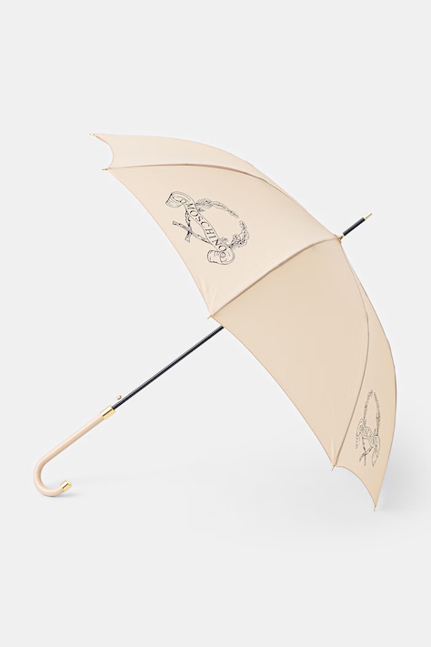 Moschino parasol damski beżowy 8981 63AUTO