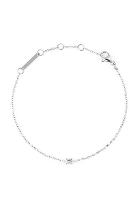 Daniel Wellington bransoletka damska ze stali nierdzewnej z cyrkonią DW00401960