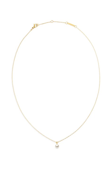 Daniel Wellington naszyjnik z zawieszką damski ze stali nierdzewnej z perłą DW00401958