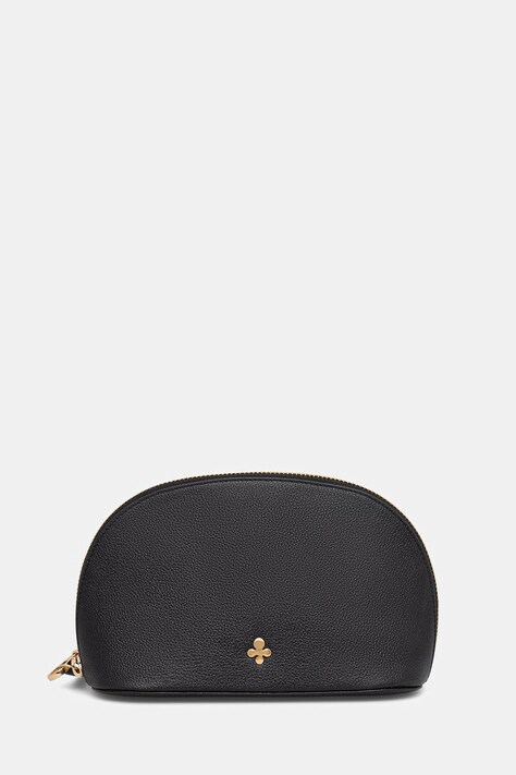 Lilou kopertówka damska skórzana czarna BAG/POUCH/BLACAL/PO