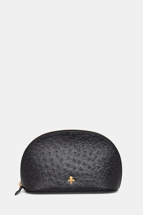 Lilou kopertówka damska skórzana czarna BAG/POUCH/BLAOST/PO