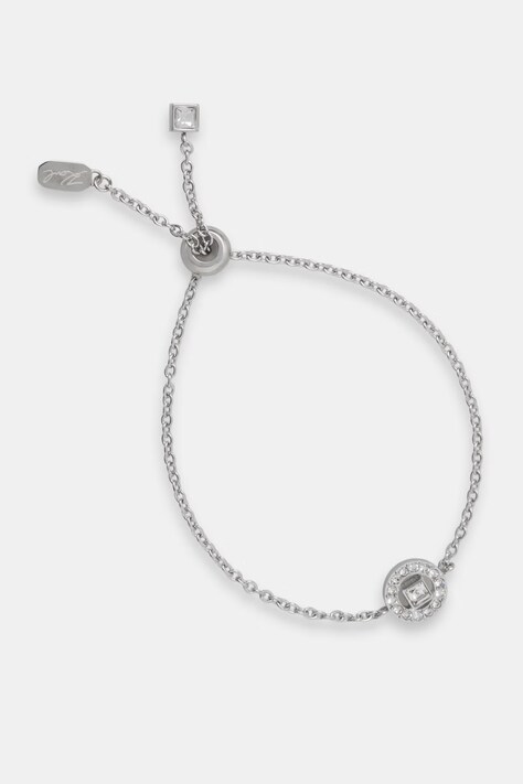 Karl Lagerfeld bransoletka damska ze stali nierdzewnej z kryształem KLBJX14