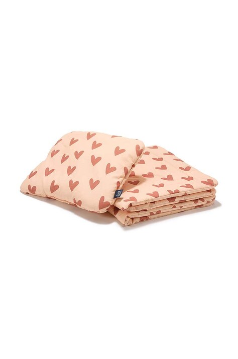 La Millou HEARTBEAT PINK roz Komplet Pościeli Bawełnianej