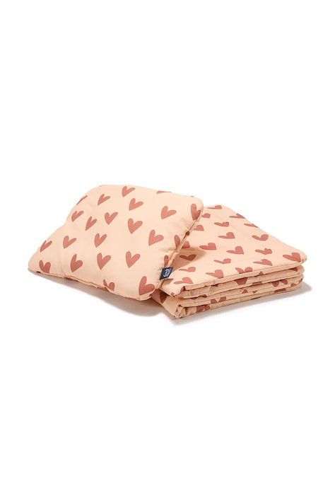 La Millou HEARTBEAT PINK roz Komplet Pościeli Bawełnianej