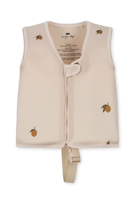Детский жилет для плавания Konges Sløjd NEOPRENE FLOAT VEST цвет бежевый