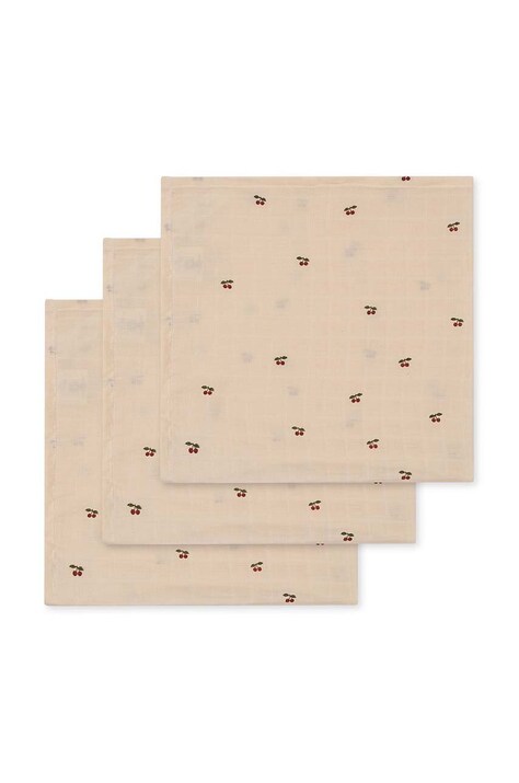 Дитяча пелюшка Konges Sløjd 3-pack 3 PACK MUSLIN CLOTH GOTS