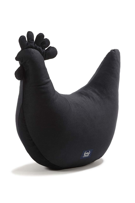 La Millou Velvet BLACK crna Poduszka Kura Babci Dany Velvet