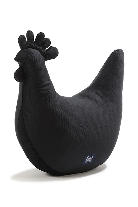 La Millou Velvet BLACK czarna Poduszka Kura Babci Dany Velvet