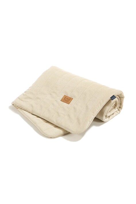La Millou Velvet Pure SAND beżowy Ciepły Koc Velvet Pure