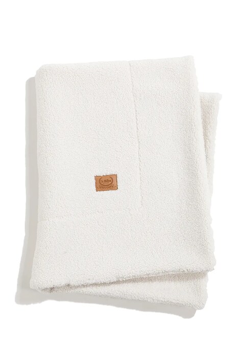 La Millou Kocyk niemowlęcy CREAM Koc futrzany Teddy Bear