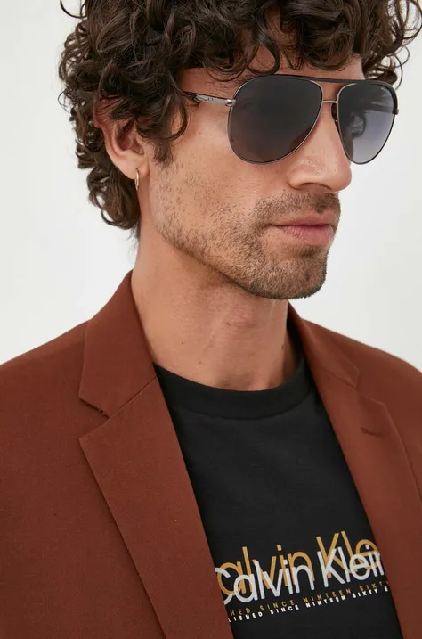 Sončna očala Armani Exchange moški, črna barva