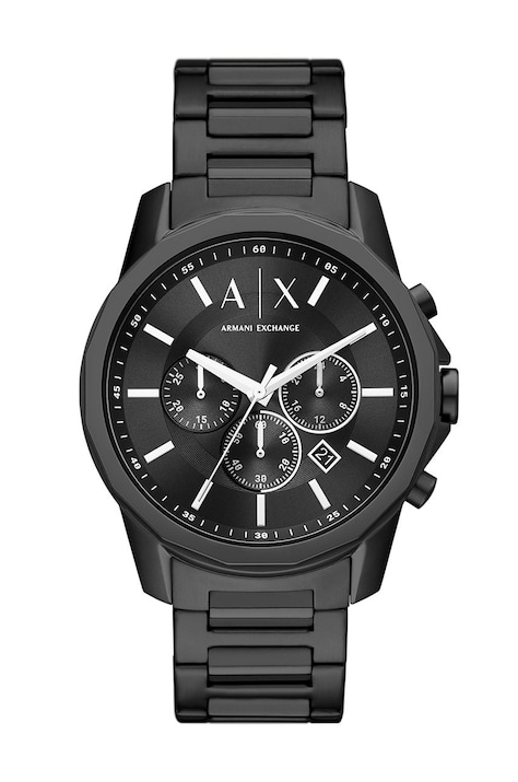 Годинник Armani Exchange чоловічий колір чорний