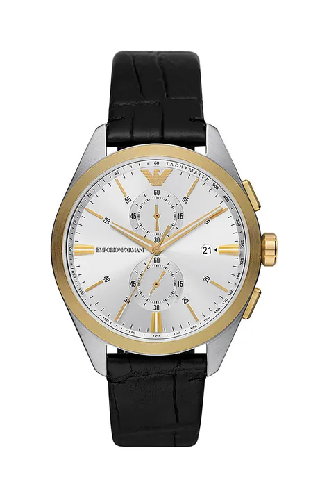 Годинник Emporio Armani чоловічий колір срібний