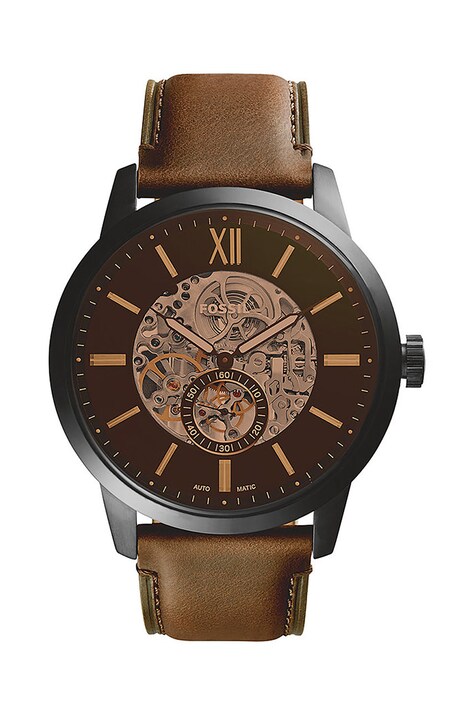 Ρολόι Fossil χρώμα: μαύρο