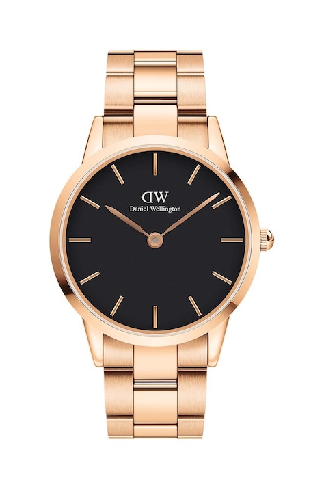 Daniel Wellington zegarek Iconic Link 40 męski kolor różowy