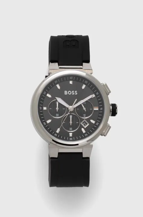 Ρολόι BOSS χρώμα: μαύρο